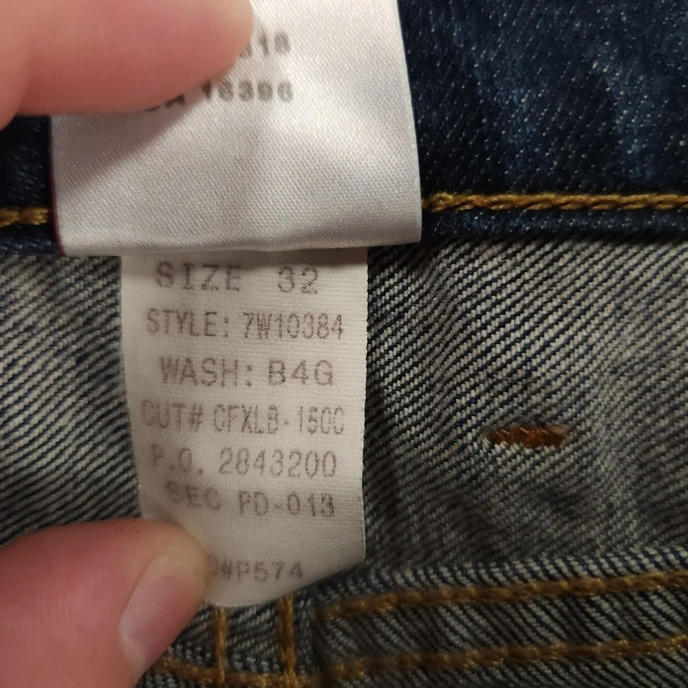 Vintage Lucky Brand Jeans Mens 32x30 Blue Dungarees Classic Fit Y2K - Picture 4 of 14